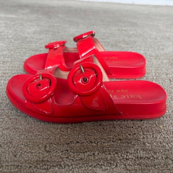 kate spade Shoes - Kate Spade Women's 2-Buckle Slides in Perfect Condition